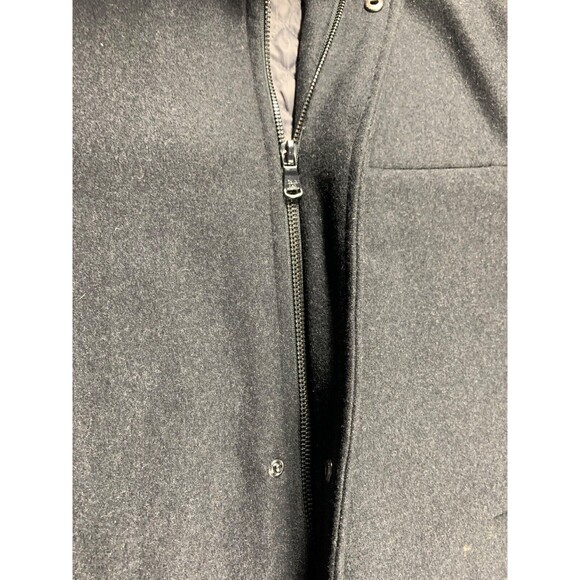 Calvin Klein Coat Men’s M Black Mid Length Wool Blend Lined Business Classic - Picture 10 of 14